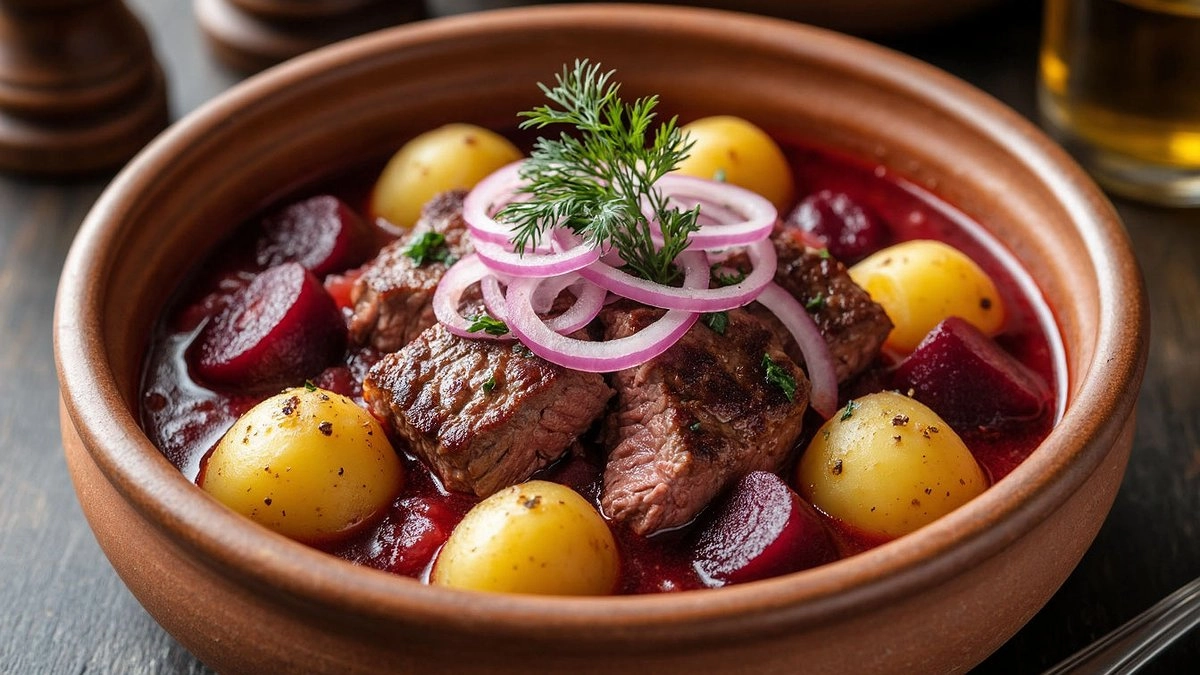 Если надоели запеканки и супы, готовлю лабскаус: проще некуда — просто закиньте ингредиенты в кастрюлю и ждите