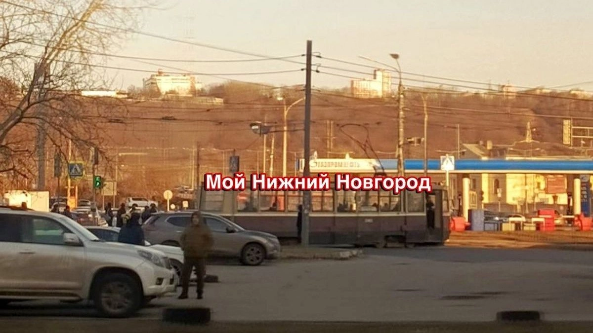 Главная картинка новости: Еще одно ДТП с трамваем случилось в Нижнем Новгороде