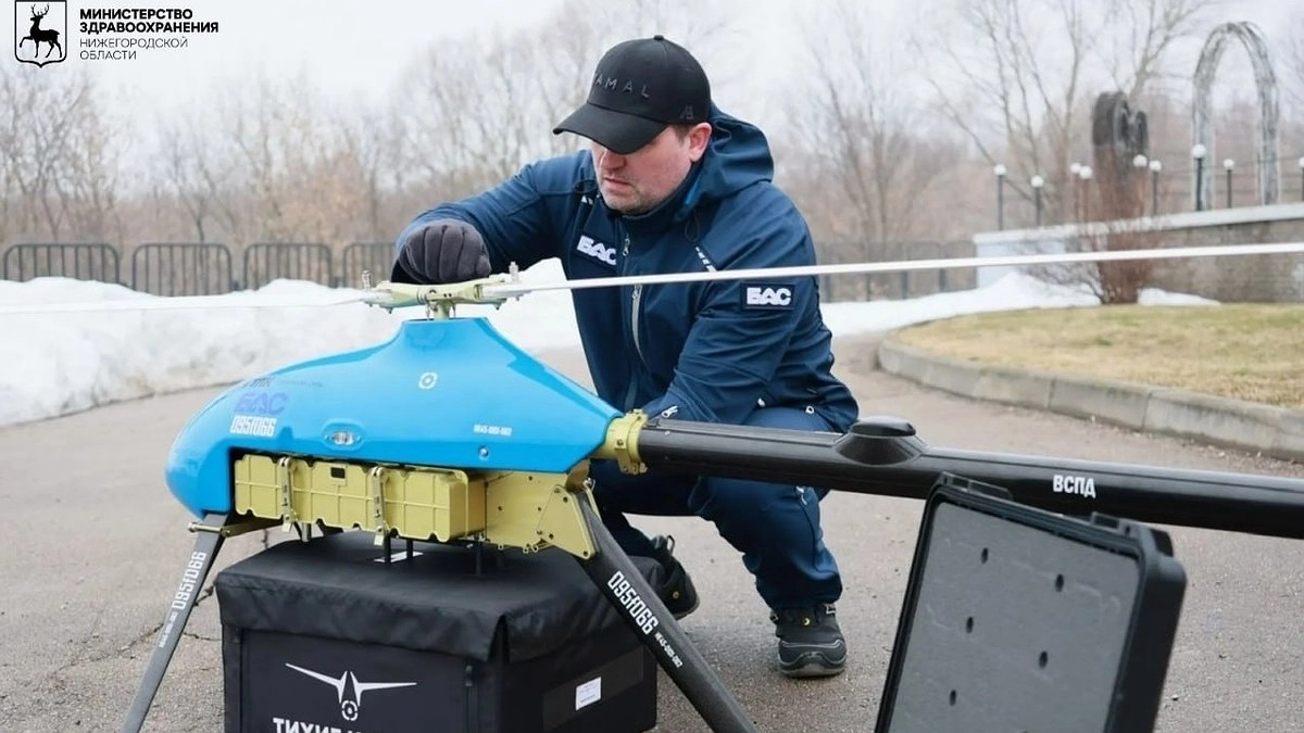 В Нижегородской области лекарства через Волгу начали доставлять беспилотники