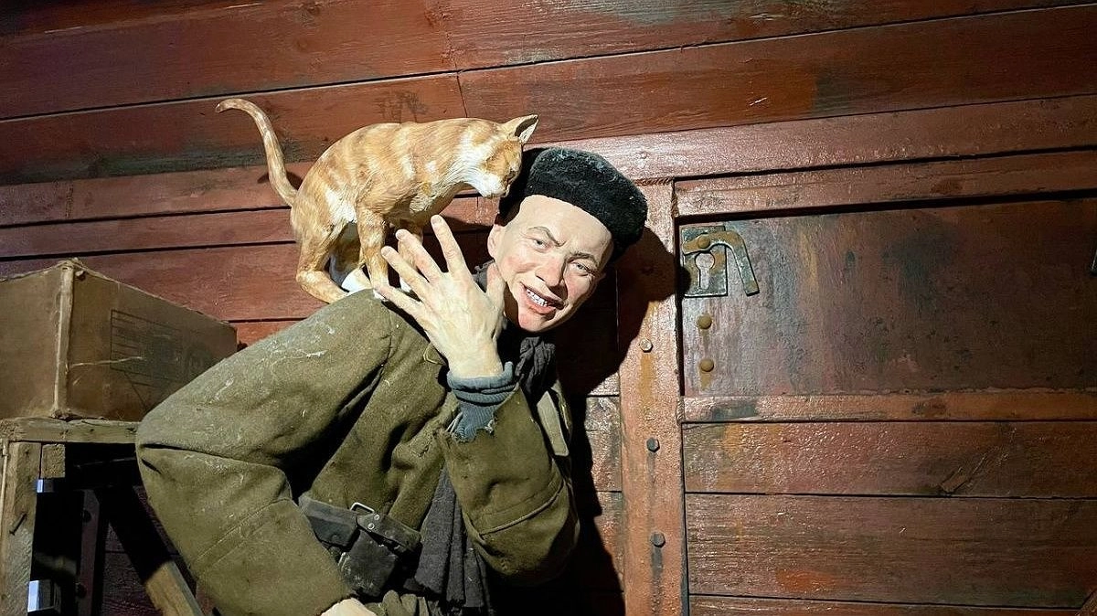 Главная картинка новости: Световое шоу ко Дню Победы появилось на башне Нижегородского кремля