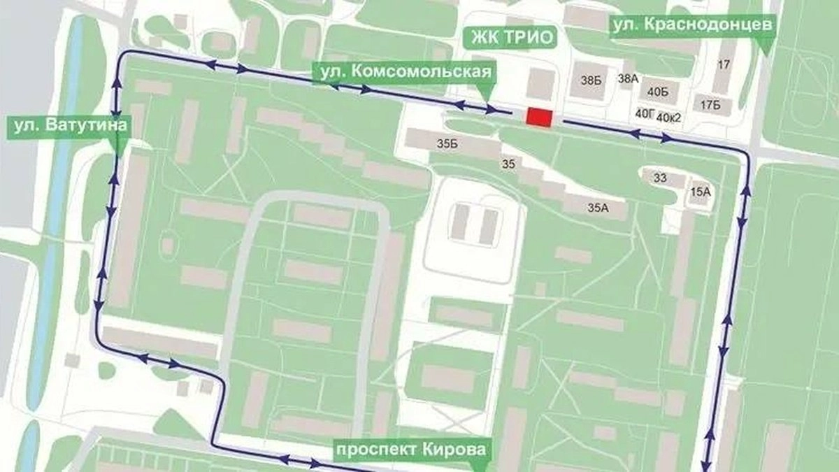 Движение на улице Комсомольской в Нижнем Новгороде ограничат с 1 по 30 апреля