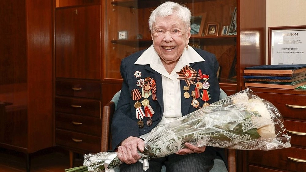 Ветерану из Нижнего Новгорода Александре Нестеренко исполнился 101 год