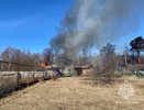Мужчина попал в больницу из-за пожара в Нижегородской области