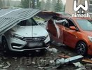 Ураганный ветер сорвал крышу больницы в Нижегородской области