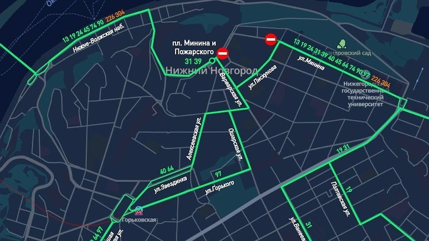 Главная картинка новости: Маршруты автобусов массово изменят в Нижнем Новгороде из-за Дня России