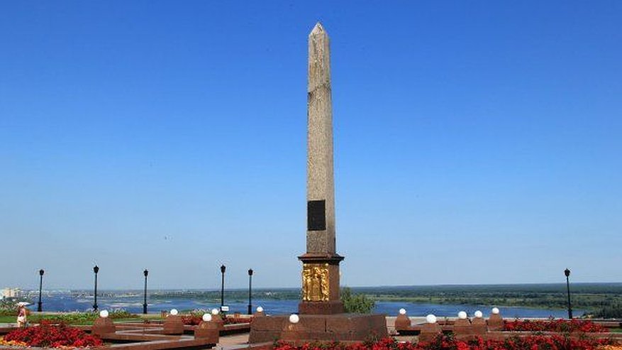 Главная картинка новости: Открытие памятника-обелиска Минину и Пожарскому