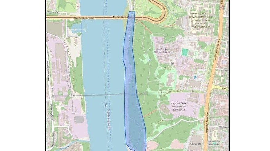 Главная картинка новости: Новую дорогу хотят построить за Молитовским мостом в Нижнем Новгороде
