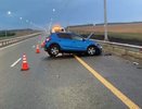 Две машины врезались в отбойник на М-12 в Пильнинском округе из-за погоды