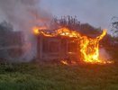 Жилой дом сгорел в Пильнинском округе Нижегородской области