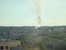 Столб дыма от пожара в гараже напугал нижегородцев