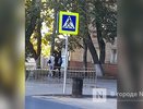 Установленный посреди тротуара в Нижнем Новгороде знак перенесли