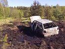 Мужчина сгорел в машине в Нижегородской области