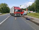 Фура насмерть задавила велосипедиста в Лысковском округе