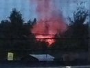 Гараж сгорел по неосторожности на Бору