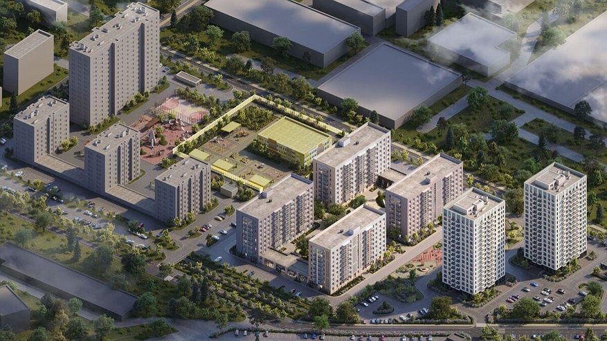 Главная картинка новости: Новый микрорайон из шести многоэтажек построят в Канавине