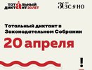 Нижегородское Заксобрание станет главной площадкой Тотального диктанта в регионе