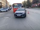 Легковушка протаранила автобус с пассажирами в Нижнем Новгороде