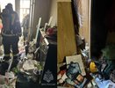 Заваленная мусором квартира вспыхнула в Нижнем Новгороде