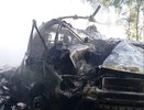Опубликованы фото страшного ДТП под Кстовом, где сгорели два человека