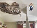 Рухнувший потолок чуть не убил детей в квартире в Нижнем Новгороде