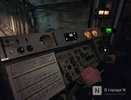 Опубликовано видео из кабины машиниста метро в Нижнем Новгороде