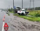 Иномарка на скорости влетела в столб под Нижним Новгородом