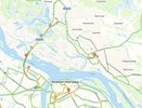 Нижегородцы застряли в жутких пробках у Борского моста