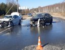Два человека пострадали при столкновении иномарок в Городецком округе