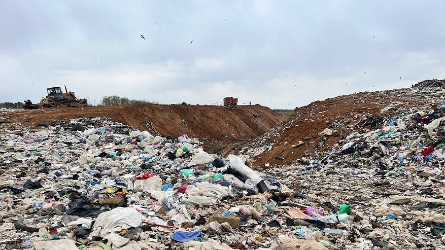 Главная картинка новости: Ликвидация последствий пожара на полигоне продолжается в Городецком округе 