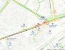 Пробка образовалась на Московском шоссе из-за ДТП с бетономешалкой