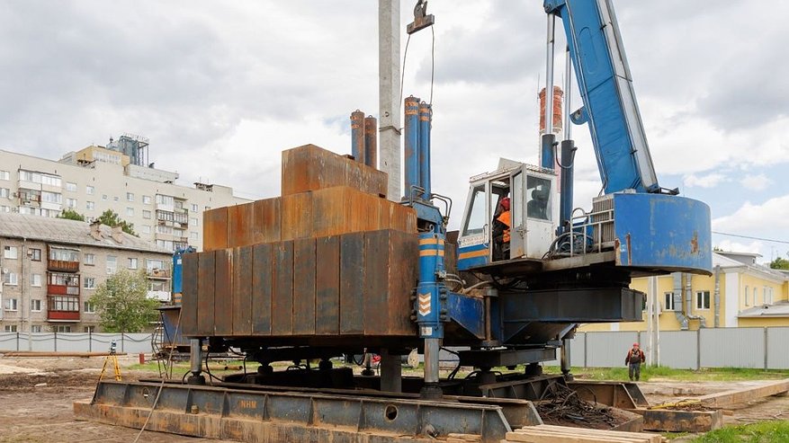 Главная картинка новости: Строительство высотного дома началось возле Нижегородской ярмарки