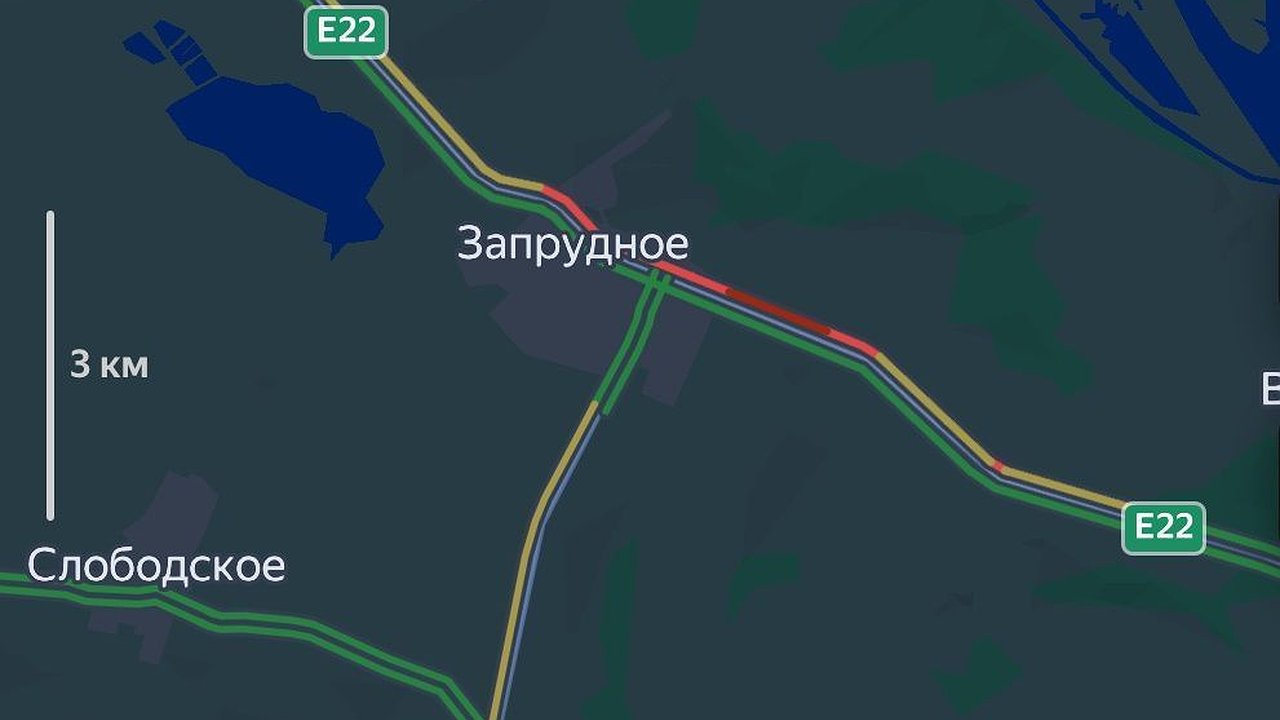 Главная картинка новости: Гигантская пробка образовалась на М-7 в Кстовском округе