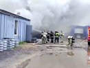 Производственное здание горит в Нижнем Новгороде