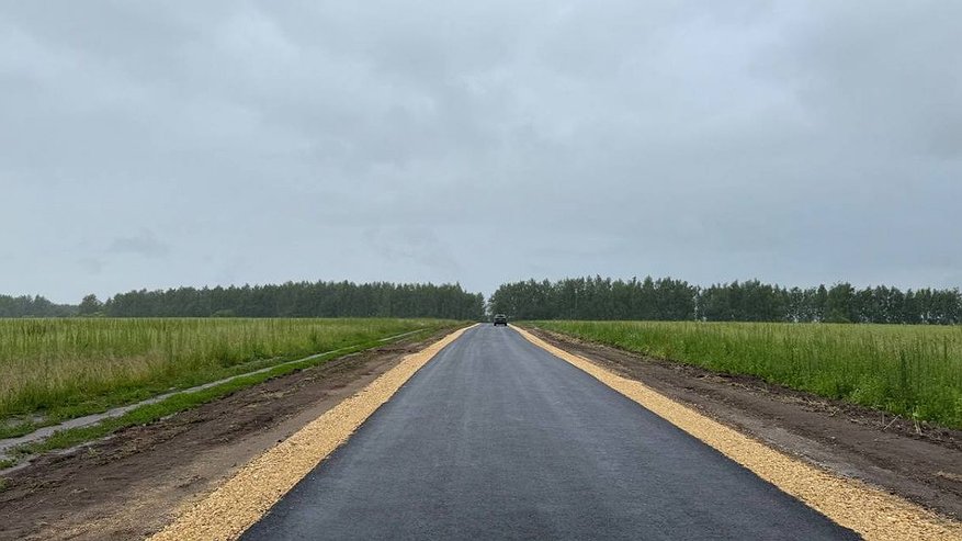 Главная картинка новости: Дорогу к деревне Булатниково отремонтировали в Павловском округе