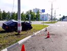 Автомобиль влетел в столб в Дзержинске: четверо пострадали