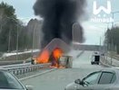 «ГАЗель» вспыхнула на дороге в Нижегородской области