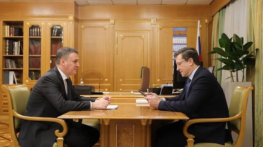 Главная картинка новости: Глеб Никитин встретился с вице-премьером Дмитрием Патрушевым