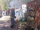 Гараж горел на Комсомольской площади в Нижнем Новгороде