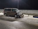 Минивэн и фура попали в ДТП на трассе М-12 в Нижегородской области