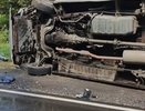 Два человека пострадали в ДТП с микроавтобусом в Ильиногорске