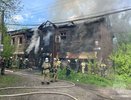 Огонь уничтожил многоквартирный дом в Нижнем Новгороде