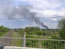Мощный пожар вспыхнул на заводском складе под Нижним Новгородом 