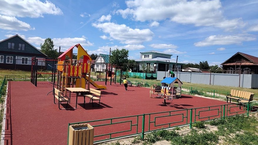 Главная картинка новости: В Нижегородской области продолжается благоустройство сёл и деревень
