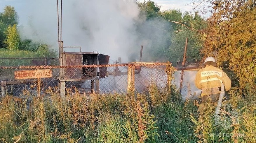 Главная картинка новости: Газоснабжение в нижегородской деревне восстановили после удара молнии в ГРП