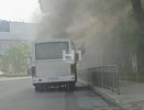 Пассажирский автобус загорелся в центре Нижнего Новгорода