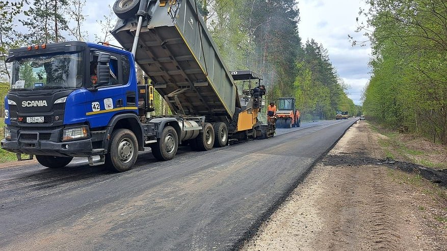Главная картинка новости: Более 30 км дороги Владимир — Муром — Арзамас отремонтируют в 2025 году