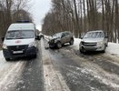 Появились фото с массового ДТП с пятью пострадавшими в Нижегородской области