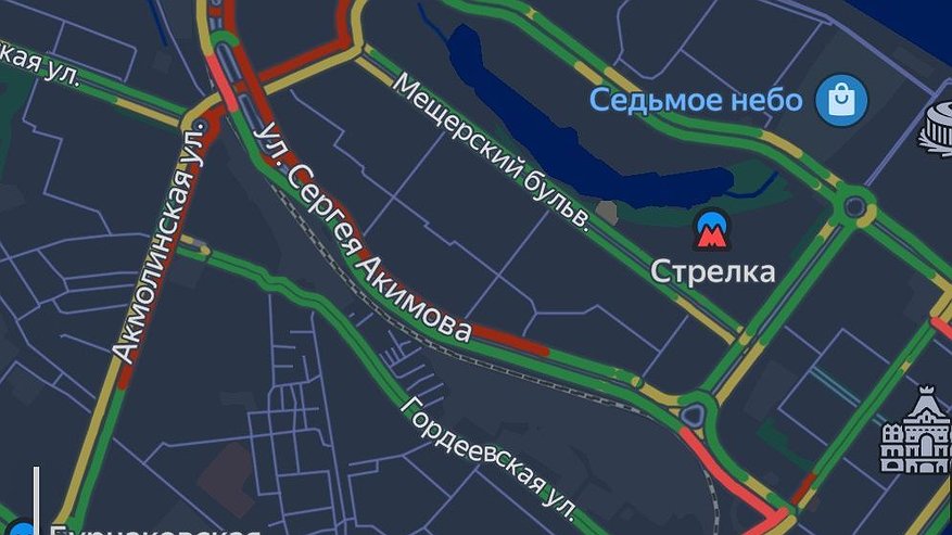 Главная картинка новости: Новая пробка сложилась на Борском мосту из-за ДТП