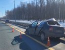 Водитель уснул за рулем и въехал в фуру на М-12 в Нижегородской области