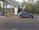 Рабочий пострадал в ДТП с иномаркой и строительными лесами в Нижнем Новгороде